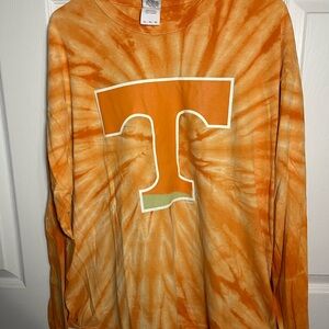 UTK Orange Tie-Dye Heavy Cotton Shirt